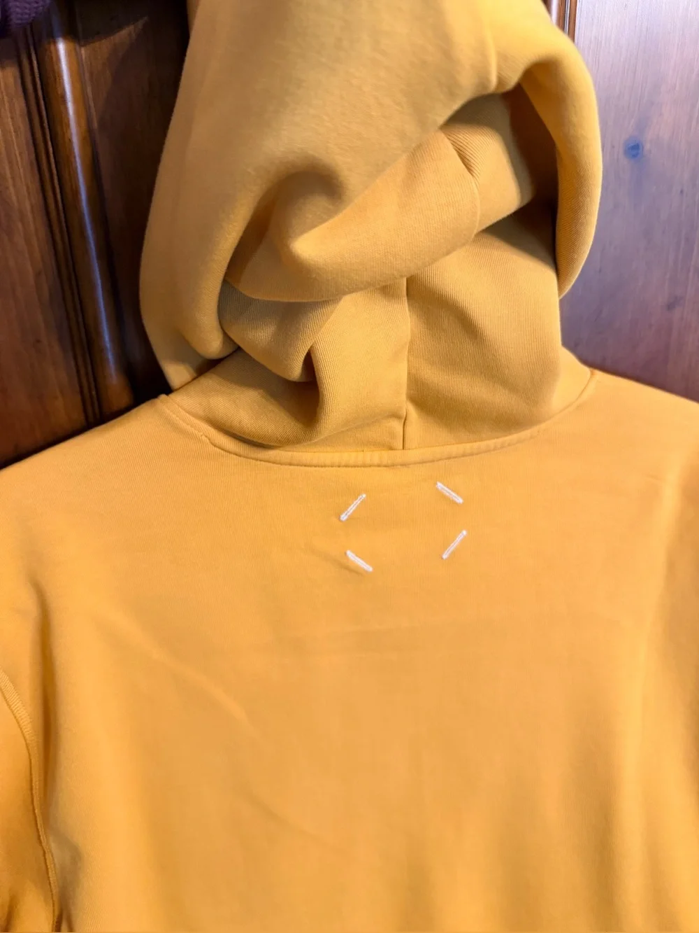 Adidas Anti 3-Putt Hoodie Adicross Golf Mustard Yellow HZ3235 Mens Size Large
